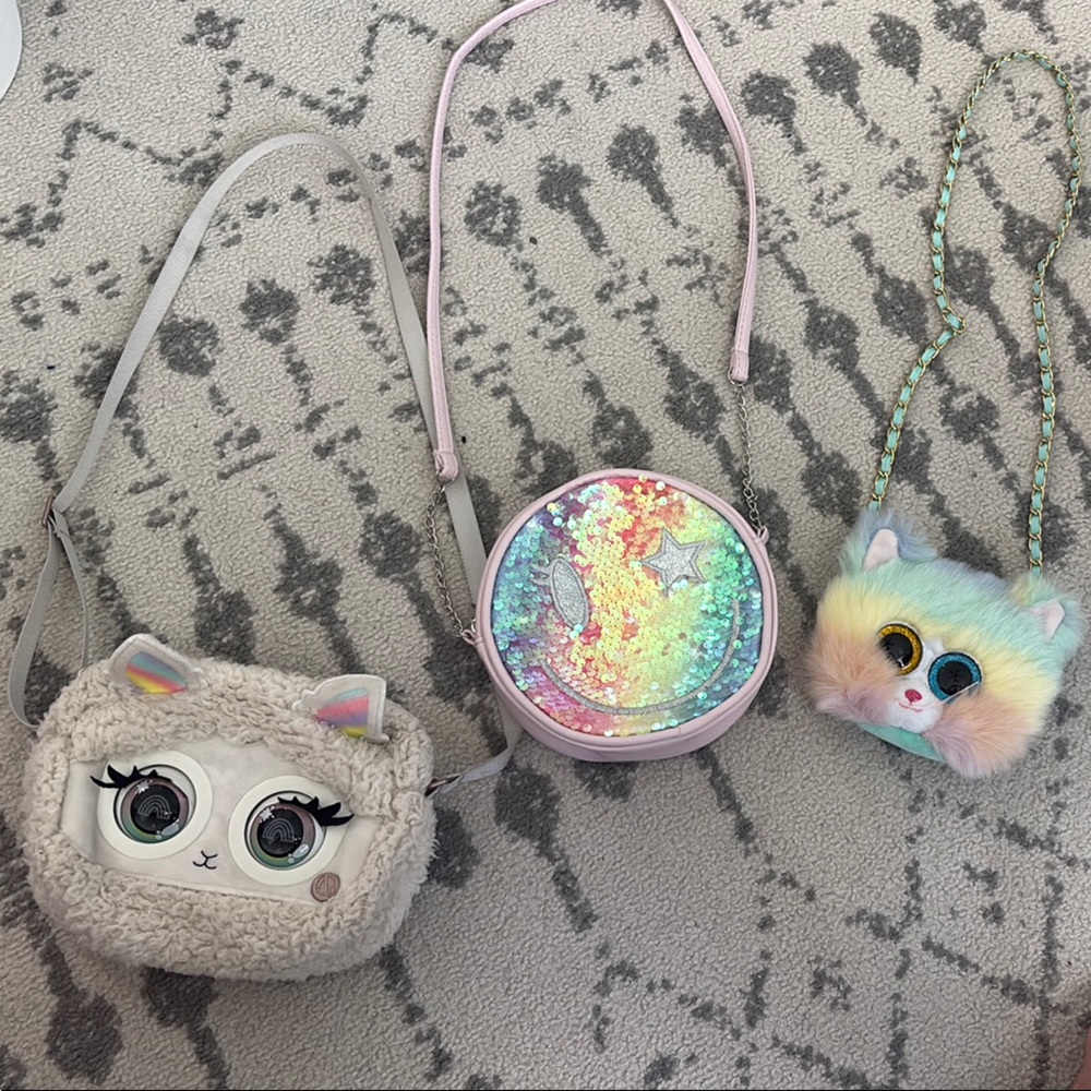 Colorful Kids Animal Crossbody Bag Set